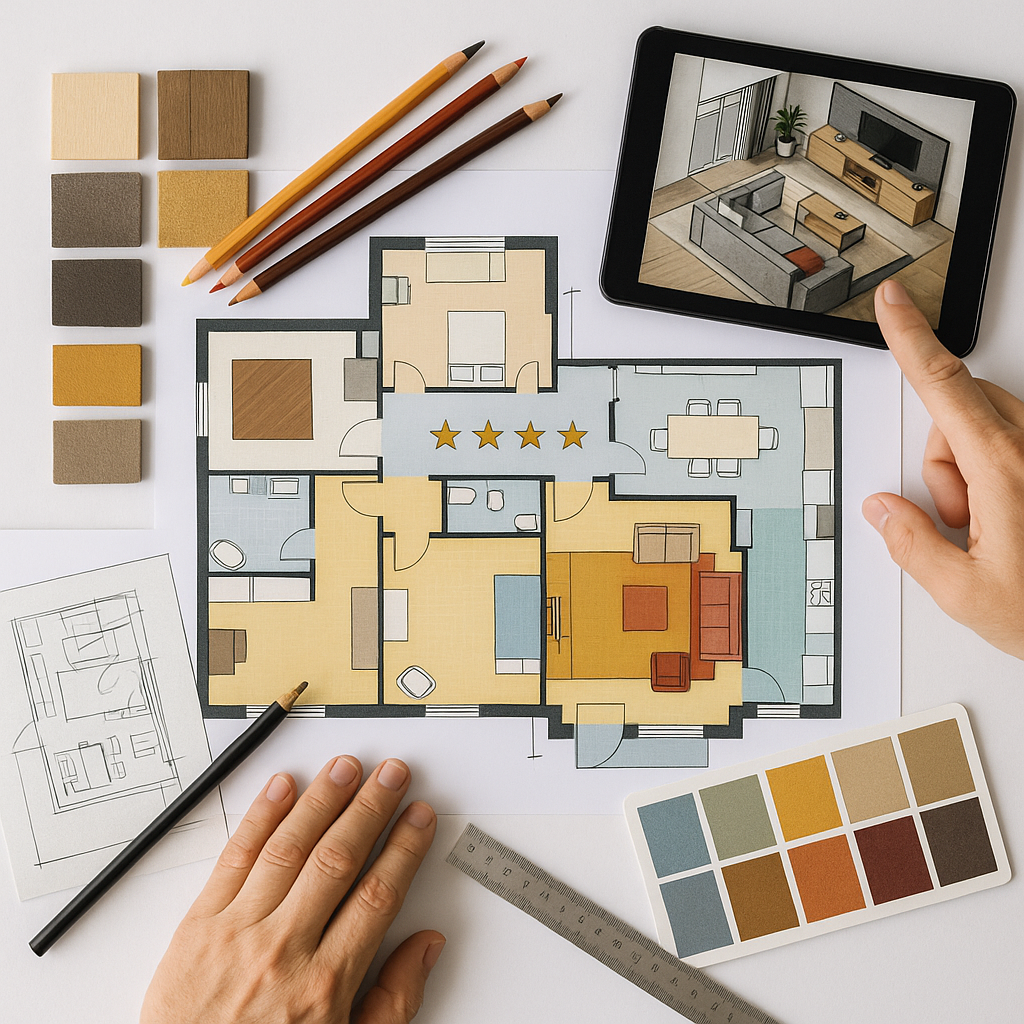 Plan d’aménagement intérieur par Yellow Spot
